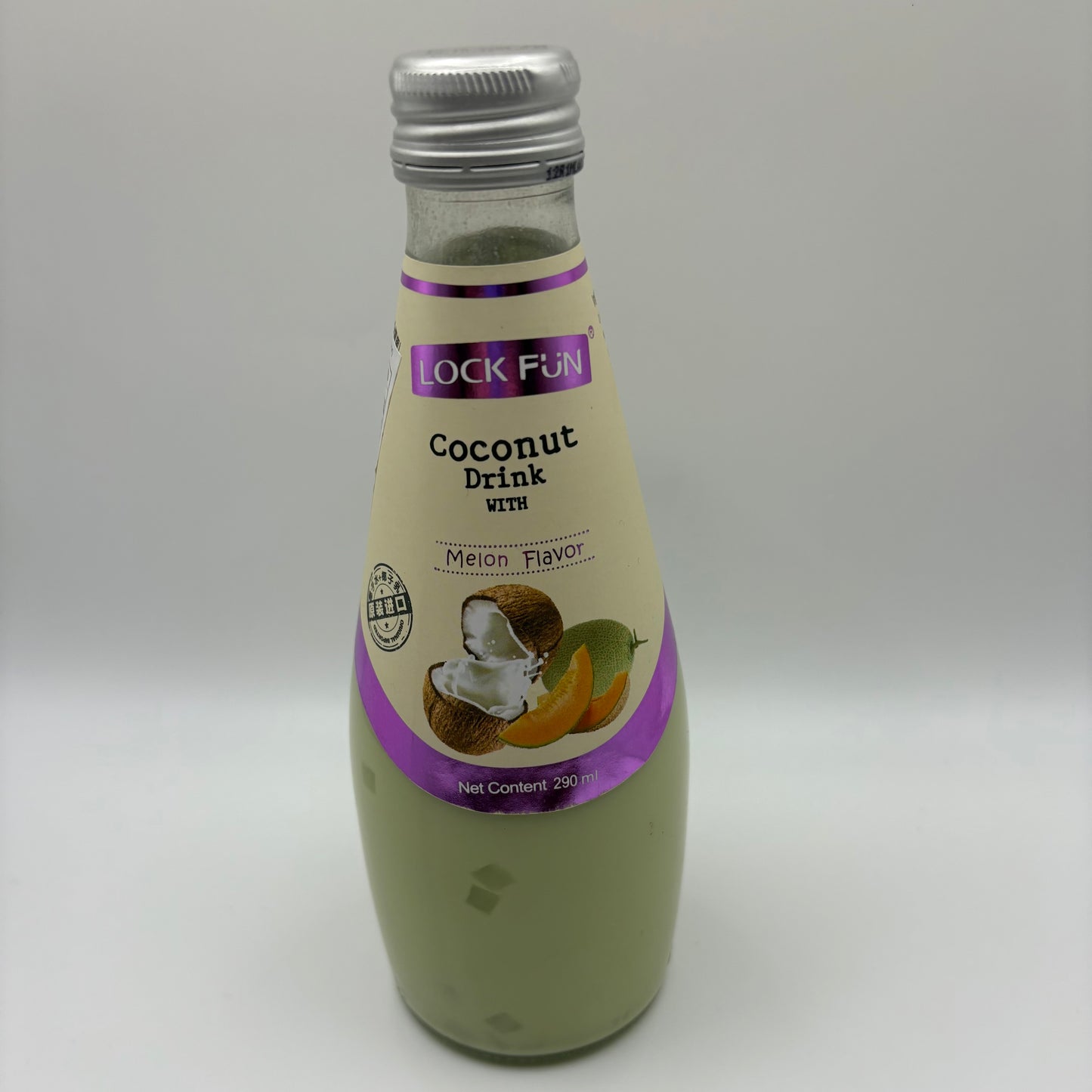 Lock Fun- Coconut Drink- Melon flavour 290ml