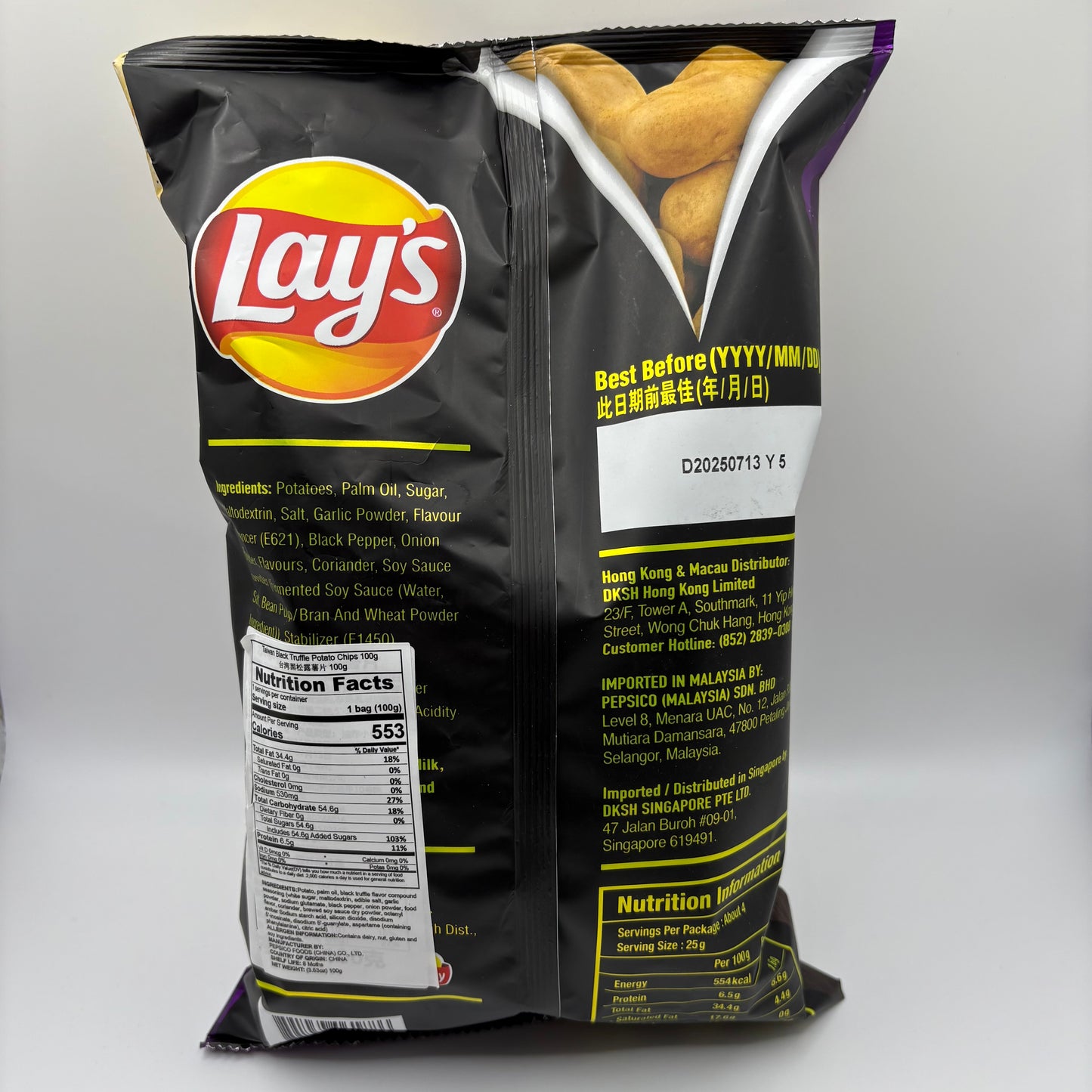 Lays- Black Truffle 100g (Taiwan)