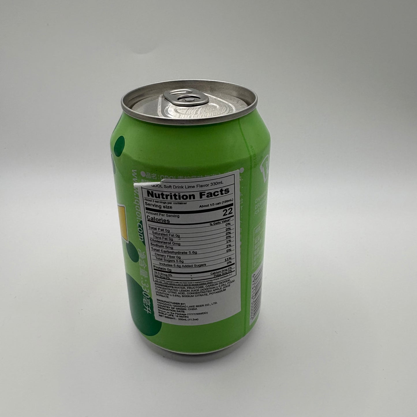 Qdol- Pikachu Lime 330ml