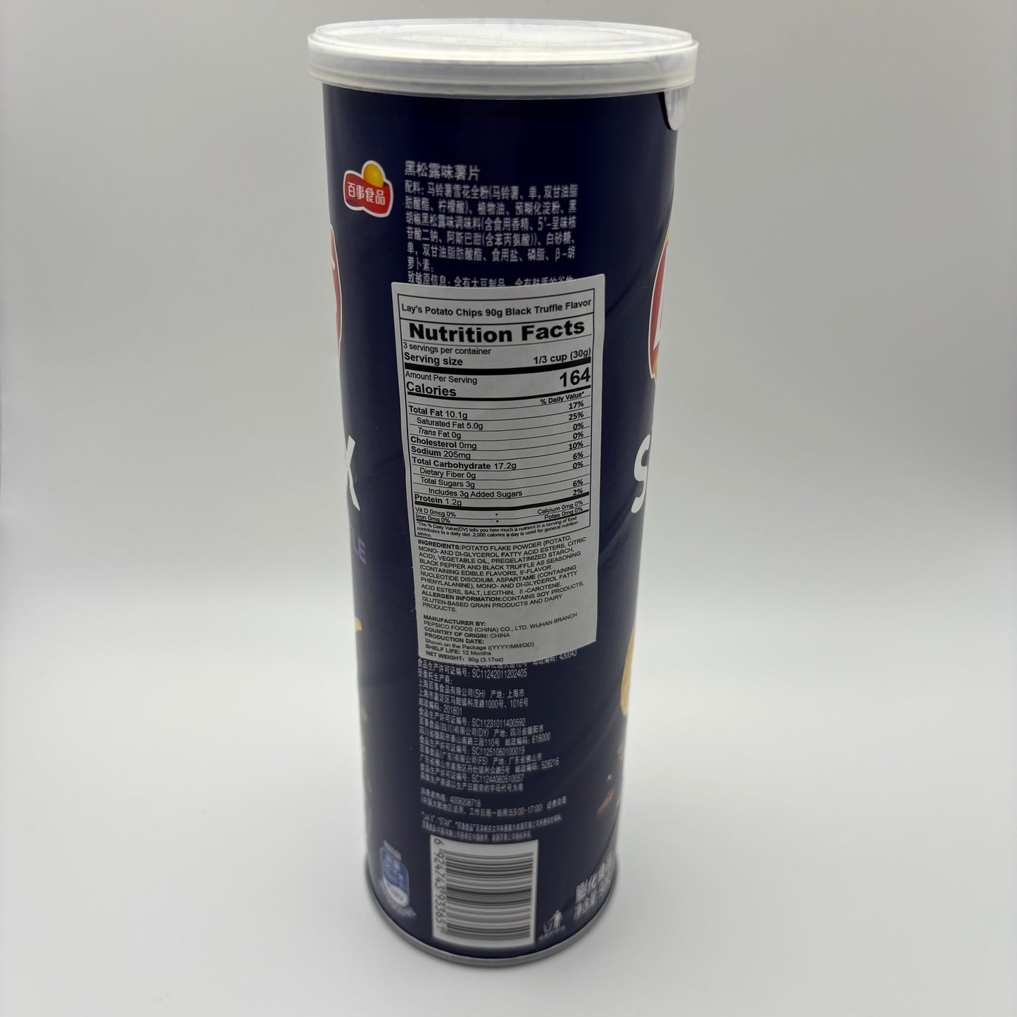 Lays Stax- Black Truffle 90g