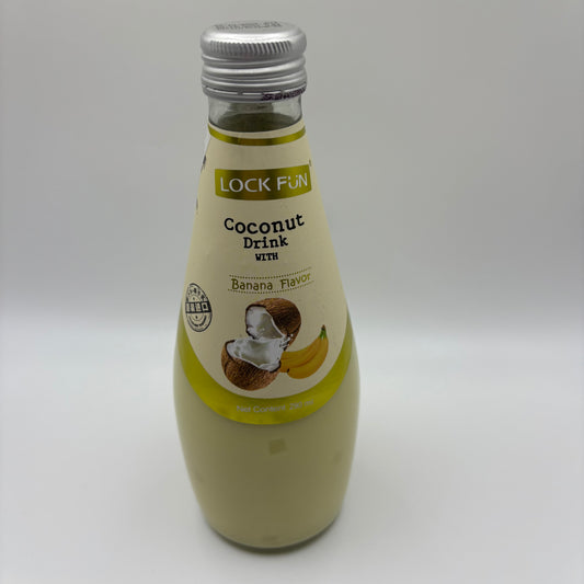 Lock Fun- Coconut Drink- Banana flavour 290ml