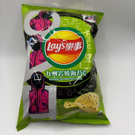 Lays- Kyushu Seaweed 59.5g (SQUID GAMES)